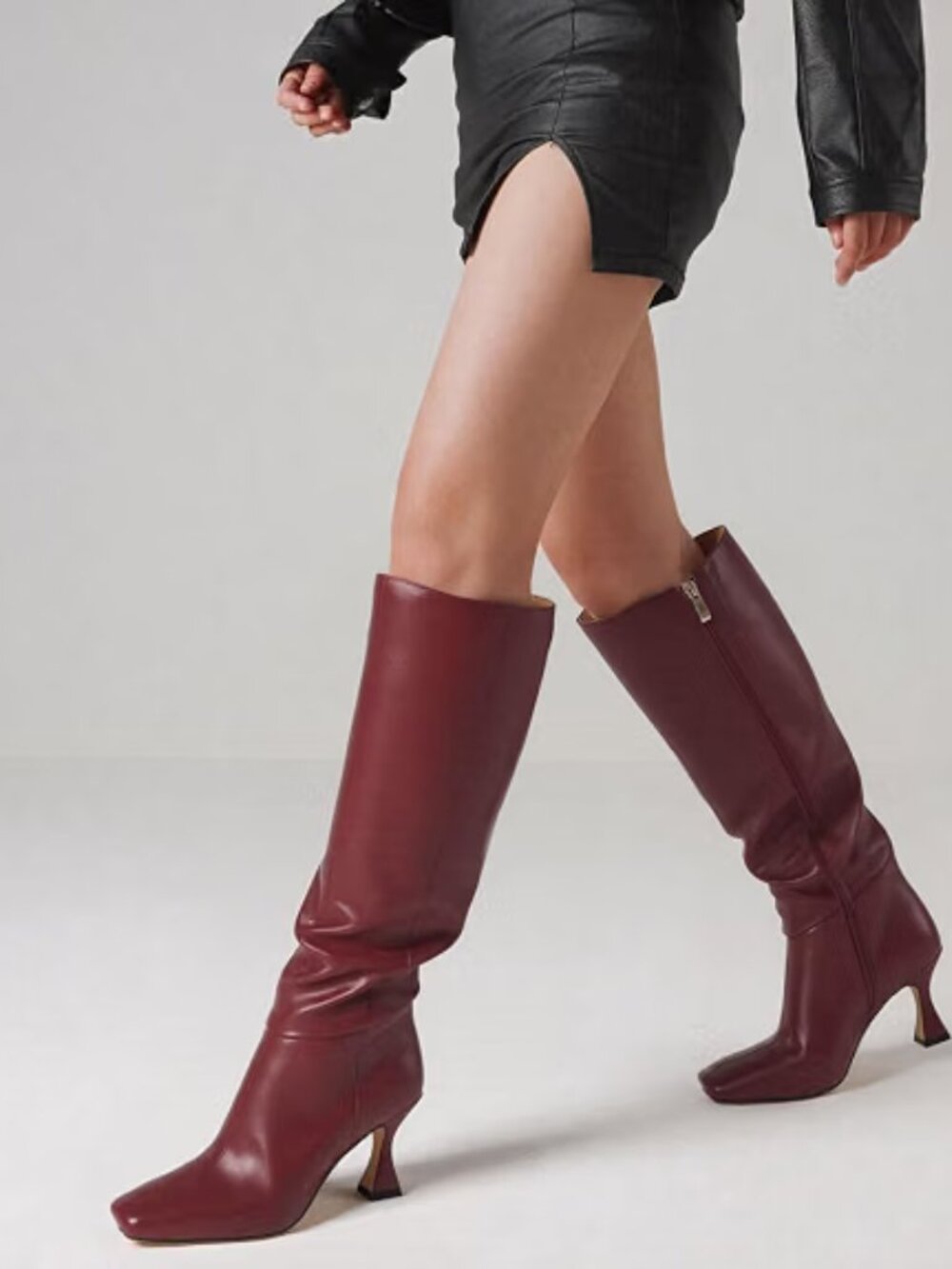 NWT Vomira Knee High Kitten Heel Boots Size 10 Women's